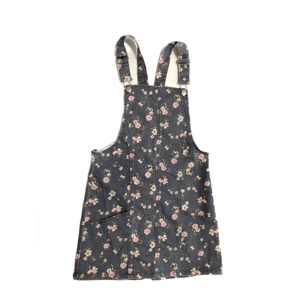 No boundaries girls denim bib dress size XS/1